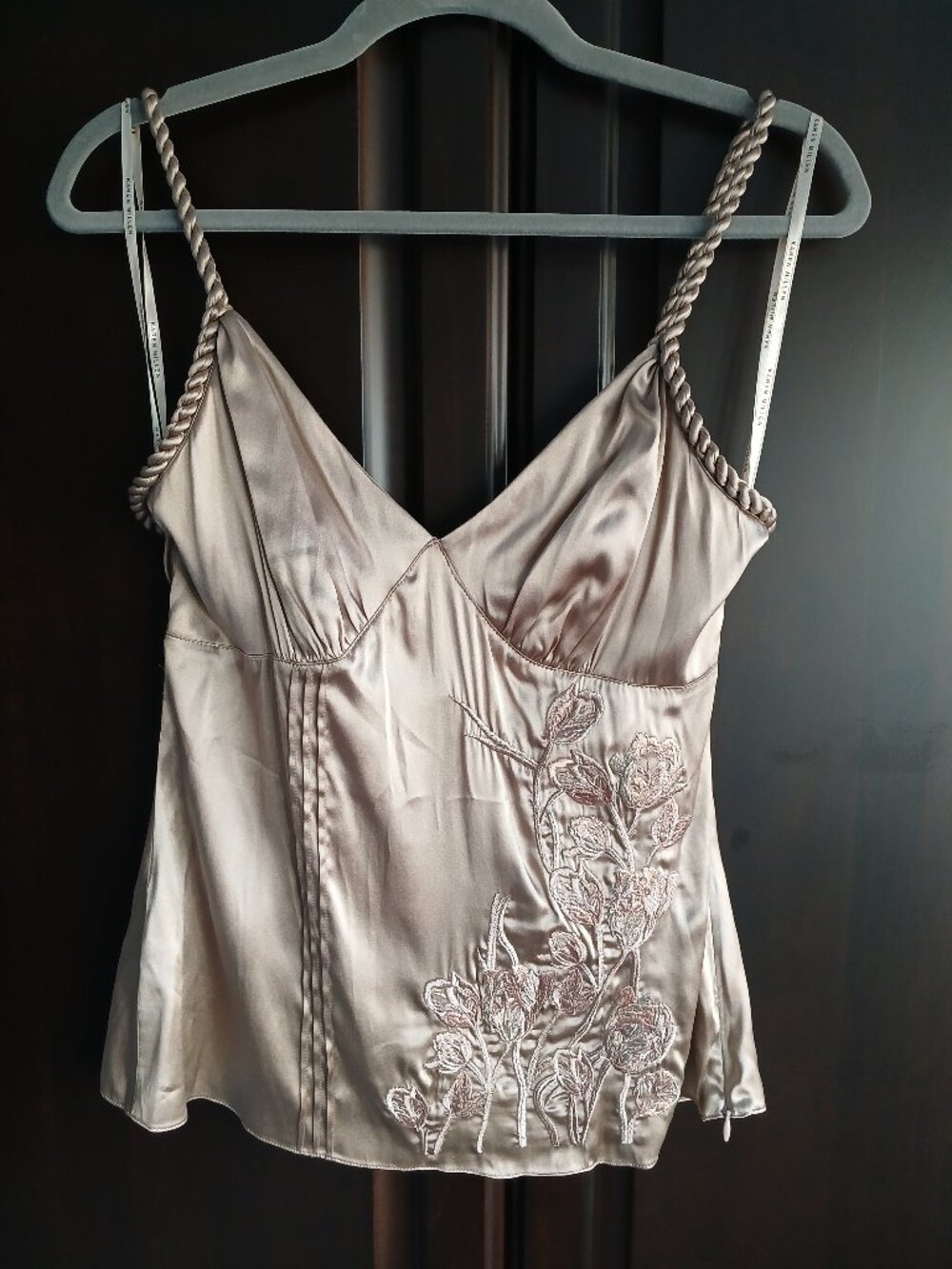 Karen Millen Size UK 10 Beige Dressy Tank